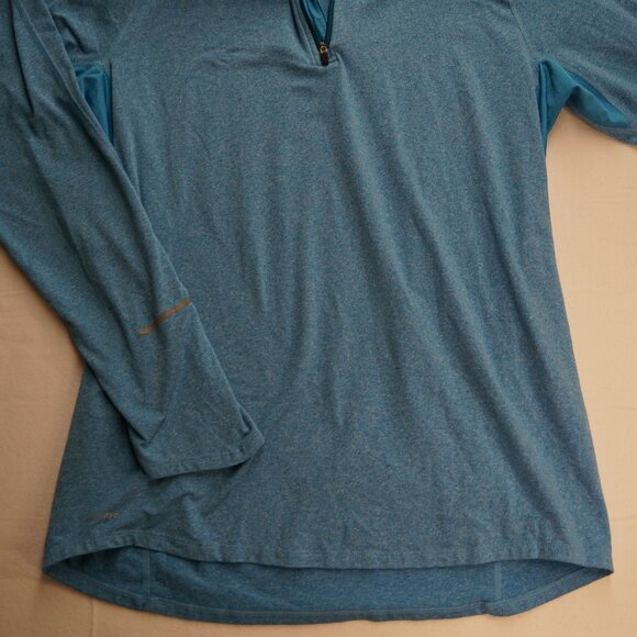Men's DRI-FIT Nike Blue Light Sweater, Running Sweater, Size Medium - Picture 2 of 6